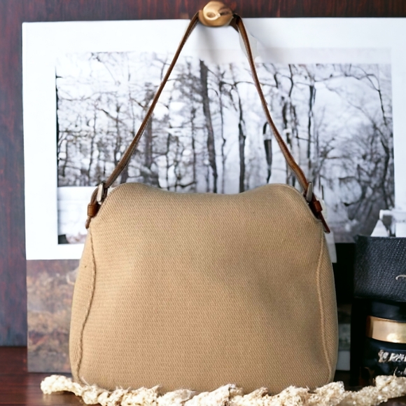 Burberry Blue Label Canvas Shoulder Bag - Picture 3 of 11